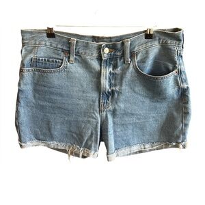 Old Navy Women’s Size 10 Classic Blue Denim Frayed Shorts Casual Every Day Jeans
